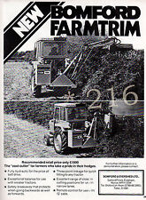 BOMFORD FARMTRIM HEDGE CUTTING FLAILS ADVERT - Original1980 Advertisement for sale  NEWCASTLE UPON TYNE