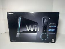 Consola Nintendo Wii Caja de juego negra sistema WII *SOLO CAJA VACÍA* segunda mano  Embacar hacia Argentina