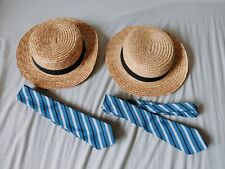 Straw boater hats for sale  PLYMOUTH