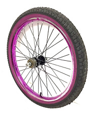 Bicicleta traseira 20" roda roxa com roda livre e pneu 2.125" bicicleta BMX infantil #A40, usado comprar usado  Enviando para Brazil