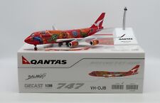 Qantas B747-400 Reg: VH-OJB "Wunala Dreaming Liveery" JC Wings 1:200 XX20375 (E) comprar usado  Enviando para Brazil