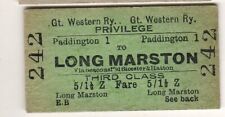 Railway ticket gwr for sale  MIDHURST