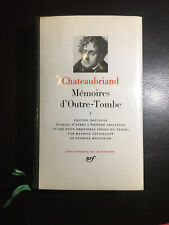 Chateaubriand mémoirs tombe d'occasion  Nancy-