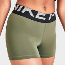 Nike PRO Dri-Fit Graphic Bike Shorts DM7687-222 Olive Women's Size X-Large XL til salg  Sendes til Denmark