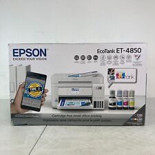 Impressora Jato de Tinta Colorida All-In-One Epson EcoTank ET-4850 - C11CJ60202 comprar usado  Enviando para Brazil