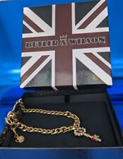 BUTLER & WILSON - Chunky Curb Chain & Key Necklace  - SIGNED & BOXED, used for sale  Shipping to South Africa