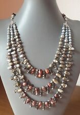 Collana collier perle usato  Italia