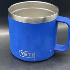 YETI Rambler 14oz Stainless Steel Insulated Mug Blue Hot Coffee Cup Lid Cold Bev for sale  Shipping to South Africa