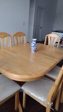 pine dining set 6 chairs for sale  Cambridge