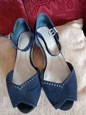Sandals navy suede for sale  GREAT YARMOUTH