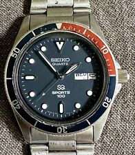 Seiko red blue for sale  Shipping to Ireland
