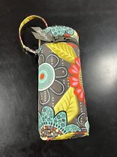 Vera Bradley con aislamiento térmico biberón lata de agua bolso carrito floral, usado segunda mano  Embacar hacia Argentina