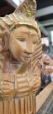 Handgeschnitzte pharao holzfig gebraucht kaufen  Blankenburg