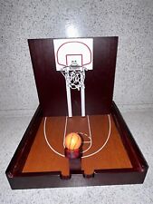 Bola de cesta divertida mini dedo jogo de basquete mesa homem caverna caixa base de madeira comprar usado  Enviando para Brazil