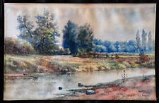 Original landscape watercolor for sale  Sun City