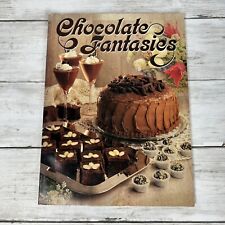 Libro de cocina vintage fantasías de chocolate 1987 guía de recetas postres galletas pasteles segunda mano  Embacar hacia Argentina