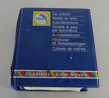 Paint pattern catalogue glazurite Porsche Mercedes BMW VW '1981 model years from approx. 1965 for sale  Shipping to South Africa