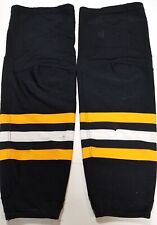 21'22 PITTSBURGH PENGUINS Adidas Negro con Amarillos Calcetines de Hockey Profesional Talla Grande, usado segunda mano  Embacar hacia Argentina