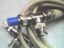 2 x BNC T Pieces & 50 ohm terminators + 2m Grey 10base2 Network cable - USED for sale  Shipping to South Africa
