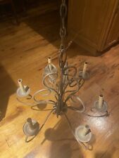 distressed coper iron chandelier for sale  Shipping to South Africa