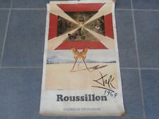 Affiche ancienne roussillon d'occasion  Étain