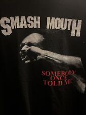 Camisa SmashMouth Smash Mouth Band Somebody Once Told Me Rock Band Camiseta Negra (XL) segunda mano  Embacar hacia Argentina