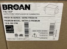 Ventilador de fornecimento Broan-Nutone FIN-180P Fresh-In Premium 130 e 180 CFM (NOVO EM FOLHA) comprar usado  Enviando para Brazil