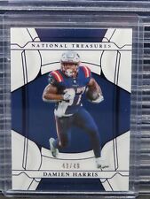 2021 National Treasures Damien Harris Purple #43/49 Patriots A294 for sale  Shipping to South Africa