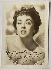 Elizabeth taylor signed for sale  GRANTHAM