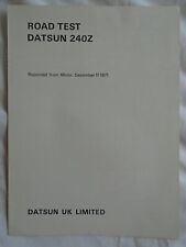 Datsun 240z road for sale  KINGS LANGLEY