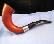 STERLING SILVER ANTIQUE CALABASH EDWARDIAN GOURD BRIAR PIPE SHERLOCK HOLMES for sale  Shipping to South Africa