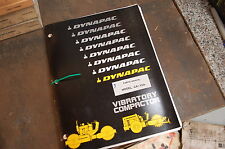 Usado, DYNAPAC CA-15A Compactador Vibratório Rolo Peças Manual livro catálogo lista sobressalente comprar usado  Enviando para Brazil