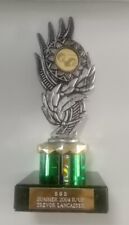 ladies Or Men's bowling trophie. Very heavy Green granite base and plastic Top., used for sale  Shipping to South Africa