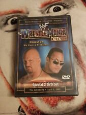 WWF - WrestleMania X-Seven (DVD, 2001, conjunto de 2 discos) com inserções e estojo original , usado comprar usado  Enviando para Brazil