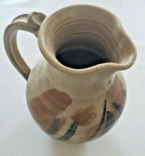 Handcrafted Studio  9" Pitcher Hand Thrown Glazed Stoneware Signed Heyduck 1996  for sale  Shipping to South Africa