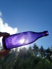  1880 Amatista DERRY Nueva Hampshire Botella de Cerveza Hampshire◇ Antigua Nueva Inglaterra Botella de Licor, usado segunda mano  Embacar hacia Argentina