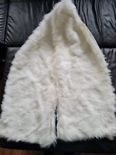 Womens white faux for sale  LONDON