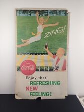 Vintage Coca Cola Sign Advertising Sign for sale  Shipping to South Africa
