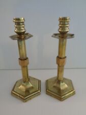 Antique pair brass for sale  SOUTHAM