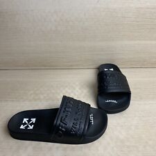 Sandálias femininas Off-White HF POOL SLIDER de borracha preta para piscina tamanho 36 comprar usado  Enviando para Brazil