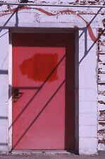 35 MM Color Slides Abstract Architecture Red Door Cement Building 1999 #19, used for sale  Shipping to South Africa