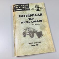 Operators manual caterpillar for sale  Brookfield