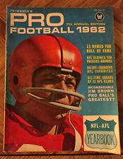 1962 ┥ Petersen's Pro Football Magazine 1962 portada de Jim Brown Cleveland M164 segunda mano  Embacar hacia Argentina