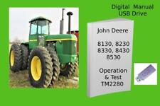 Manual de operación y prueba de tractor John Deere 8130 8230 8330 8530 ver escritorio segunda mano  Embacar hacia Argentina