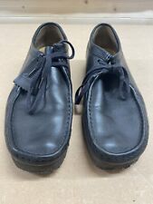 Clarks wallabees black for sale  GLASGOW