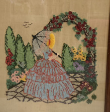 Antique crewel embroidery for sale  Missouri City