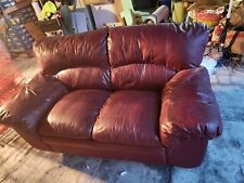 Leather sofa for sale  THETFORD