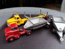 MATCHBOX KING SIZE K-10 PIPE TRUCK AND K-4 FRUEHAUF HOPPER for sale  NEWTON-LE-WILLOWS