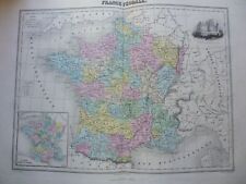 Antique geographic map d'occasion  Expédié en Belgium
