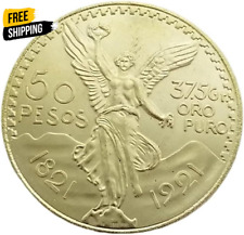 Usado, 1821-1921 1943 1947 Centenario Mexicano 50 Pesos Moneda de Oro Dólar de Oro An segunda mano  Embacar hacia Argentina